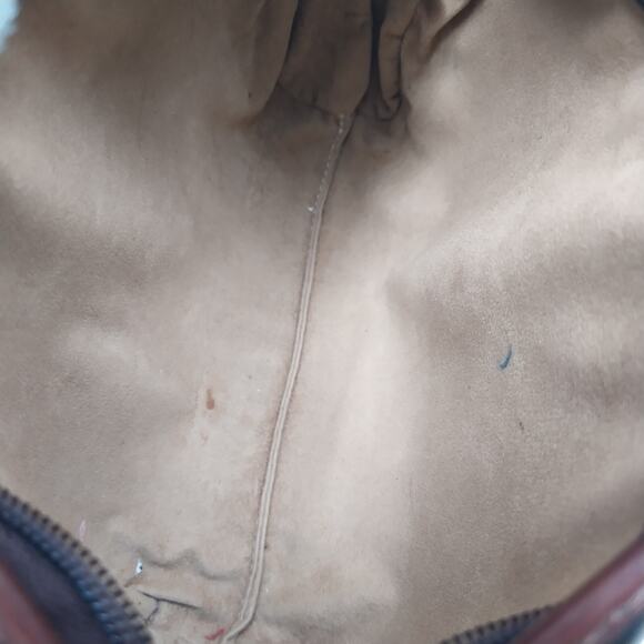 Brahmin Black Leather Crocodile Embossed Detail Zipper Closure Crossbody Bag - Picture 10 of 15